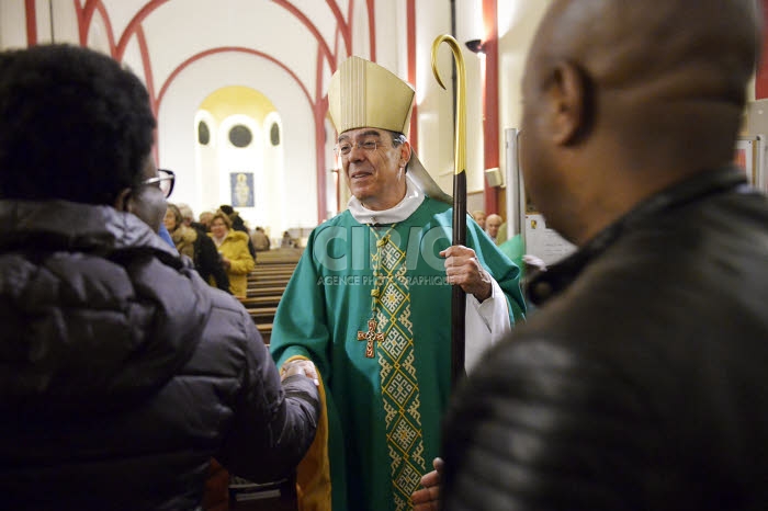 Mgr Michel AUPETIT, évêque de Nanterre à Chaville, Hauts-de-Seine, France.