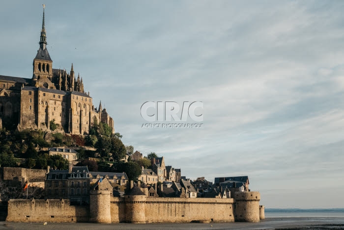 Vue du Mont Saint-Michel, France.