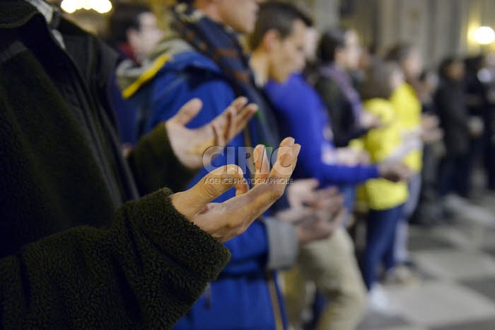 Messe de rentrée des étudiants d'Ile-de-France, à Paris.