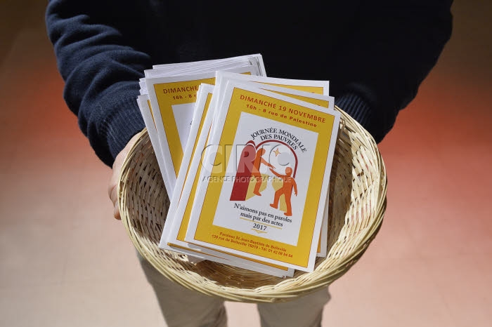 1ère journée mondiale des pauvres, paroisse St Jean Baptiste de Belleville à Paris