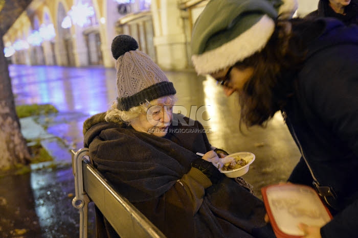 Maraude de Noël du Secours Populaire Français