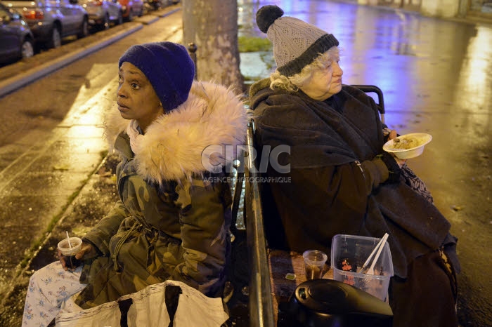 Maraude de Noël du Secours Populaire Français