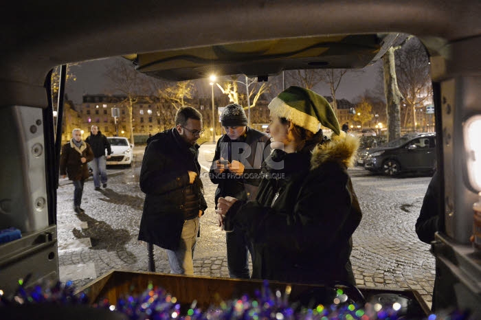 Maraude de Noël du Secours Populaire Français