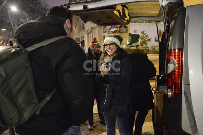 Maraude de Noël du Secours Populaire Français