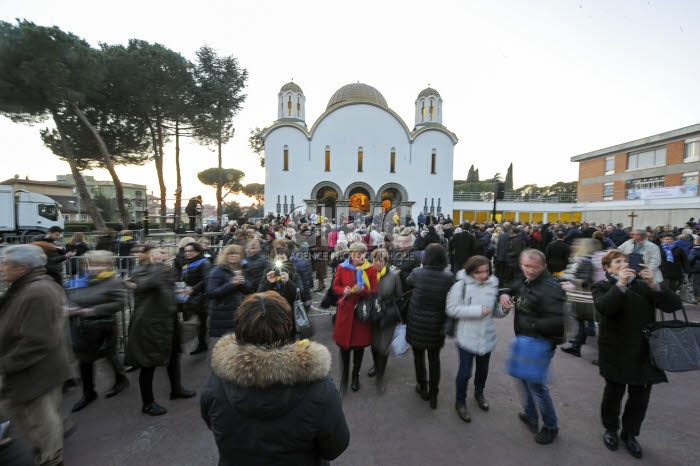 La communauté gréco-catholique ukrainienne de Rome.