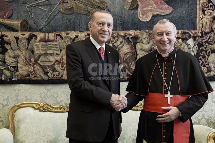 Le président turc Recep Tayyip ERDOGAN reçu au Vatican.