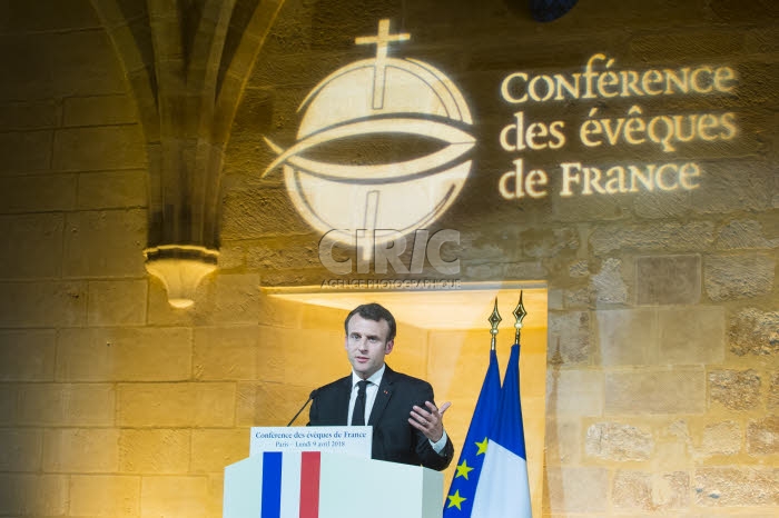 Le président de la République, Emmanuel MACRON, invité par la CEF.