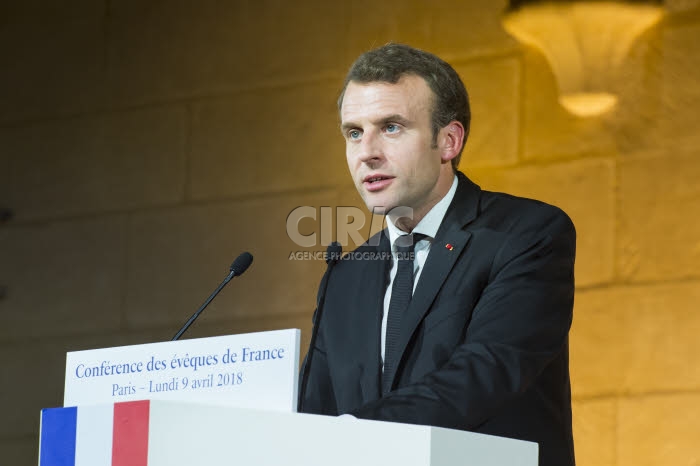 Le président de la République, Emmanuel MACRON, invité par la CEF.