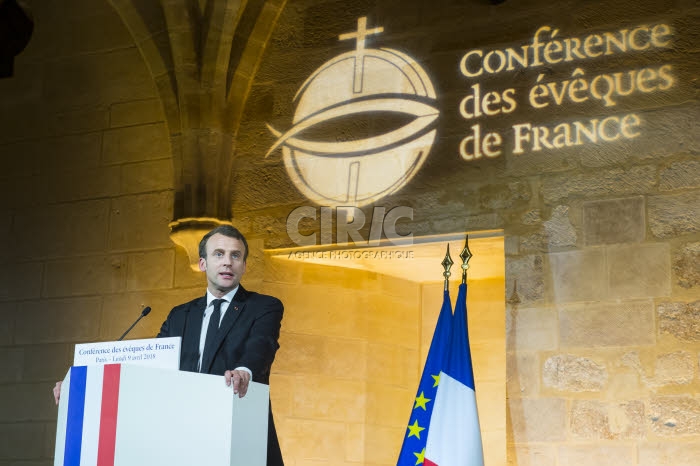 Le président de la République, Emmanuel MACRON, invité par la CEF.