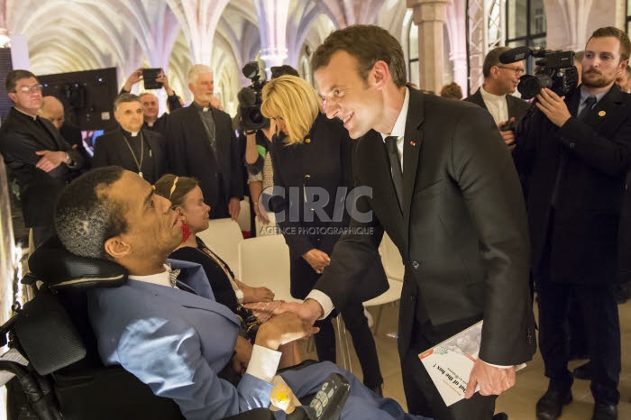 Le président de la République, Emmanuel MACRON, invité par la CEF.