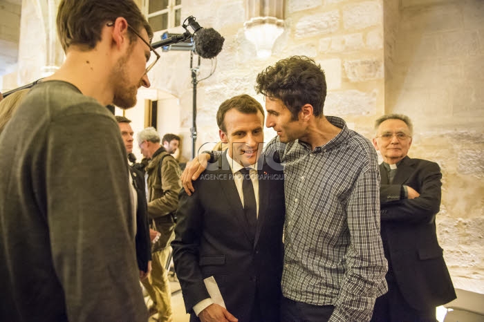 Le président de la République, Emmanuel MACRON, invité par la CEF.