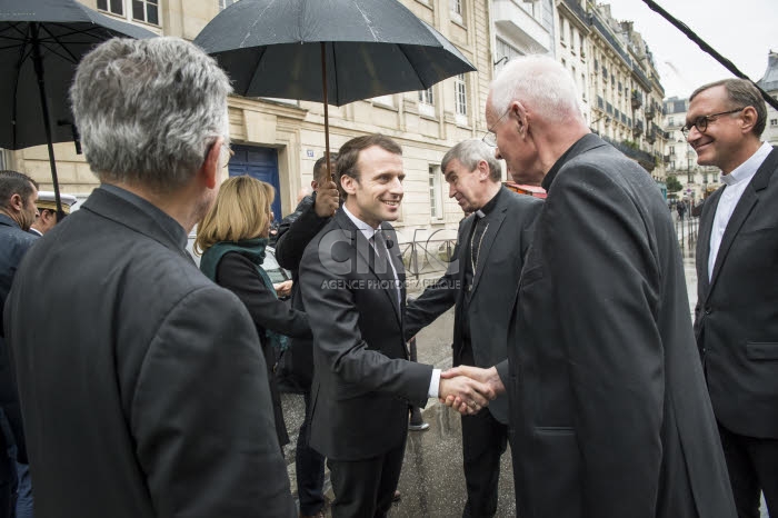 Le président de la République Emmanuel MACRON invité par la CEF.
