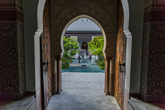 Grande mosquée de Paris .