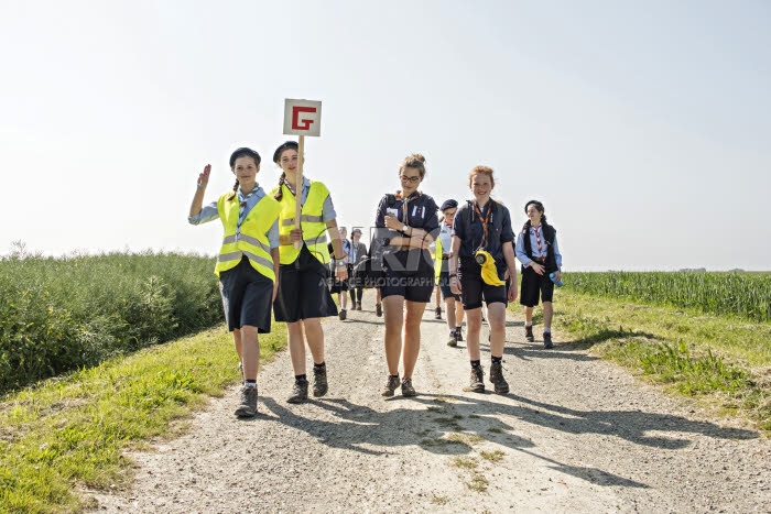 Meaux, pèlerinage inter-scout pour la paix.