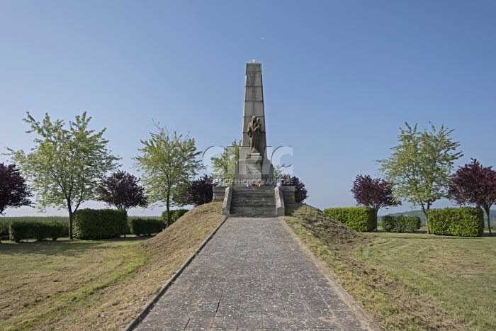 Monument Notre-Dame de la Marne à Barcy, France.