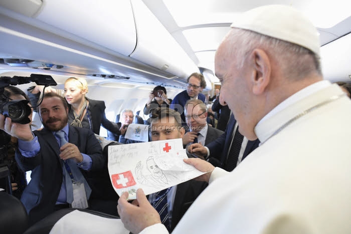 Voyage apostolique du pape François en Suisse.