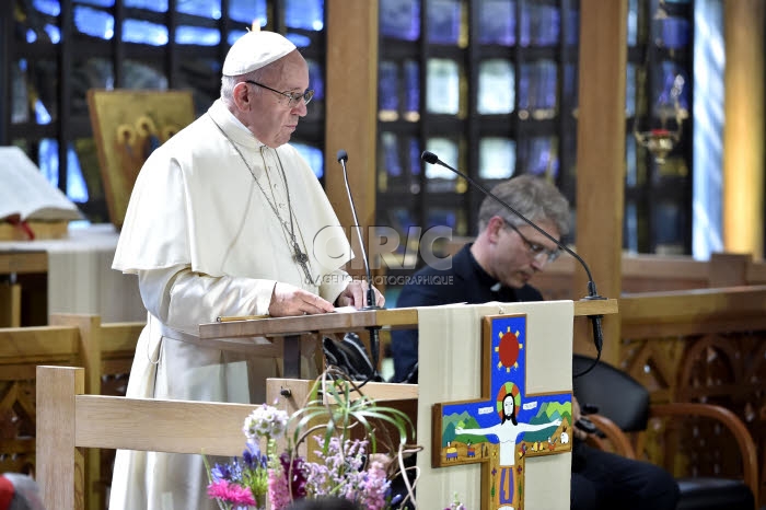 Voyage apostolique du pape François en Suisse.