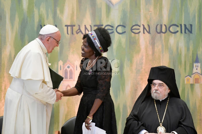 Voyage apostolique du pape François en Suisse.