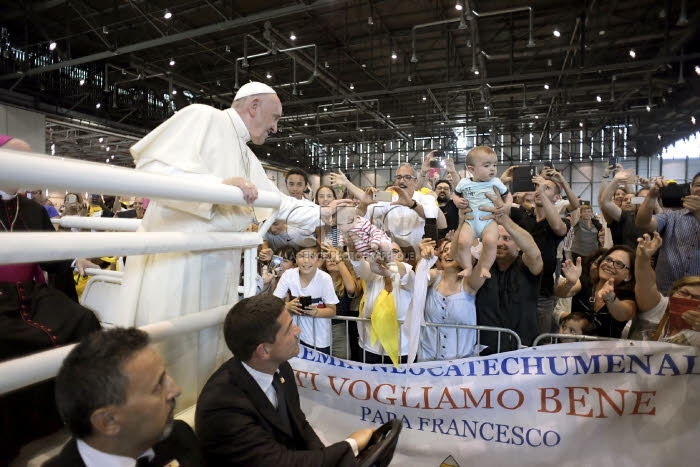 Voyage apostolique du pape François en Suisse, messe à Genève.