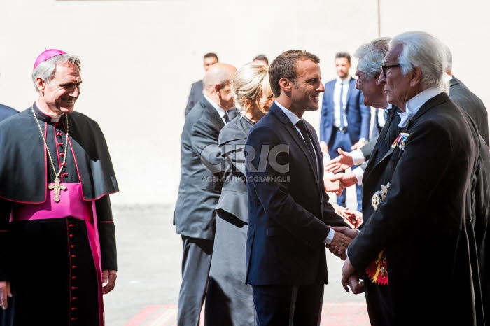 Arrivée du président Emmanuel MACRON au Vatican