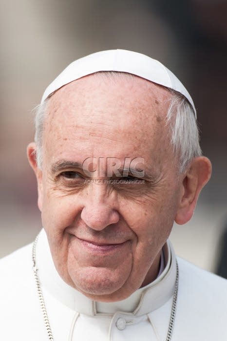 Portrait du pape François.
