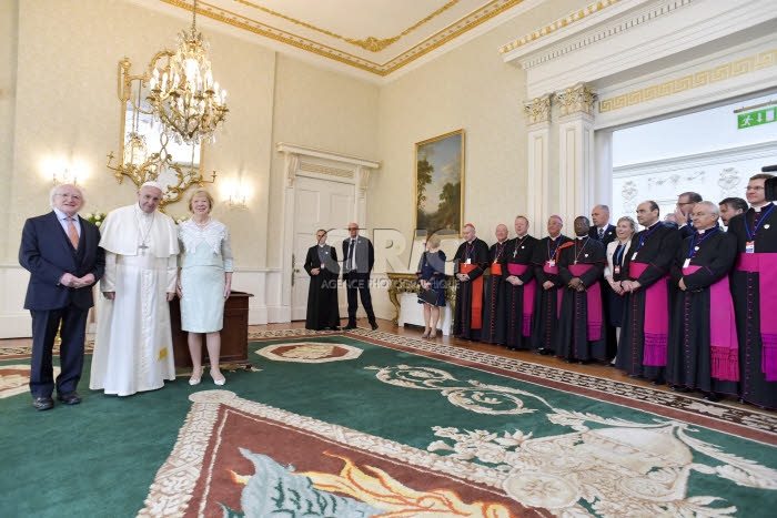 Voyage apostolique du pape François en Irlande.