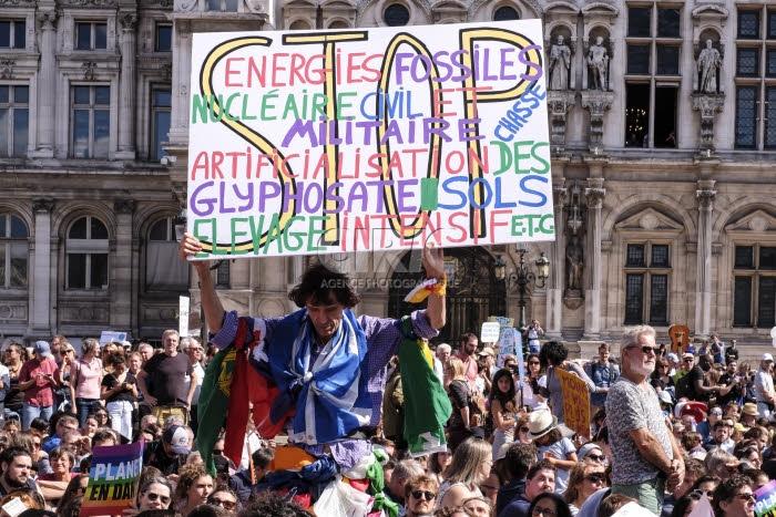 Marche pour le climat à Paris.