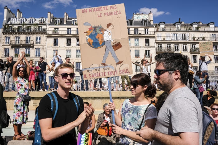 Marche pour le climat à Paris.