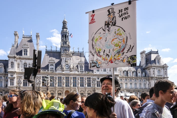 Marche pour le climat à Paris.