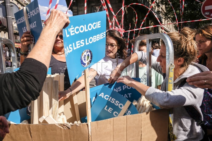 Marche pour le climat à Paris.