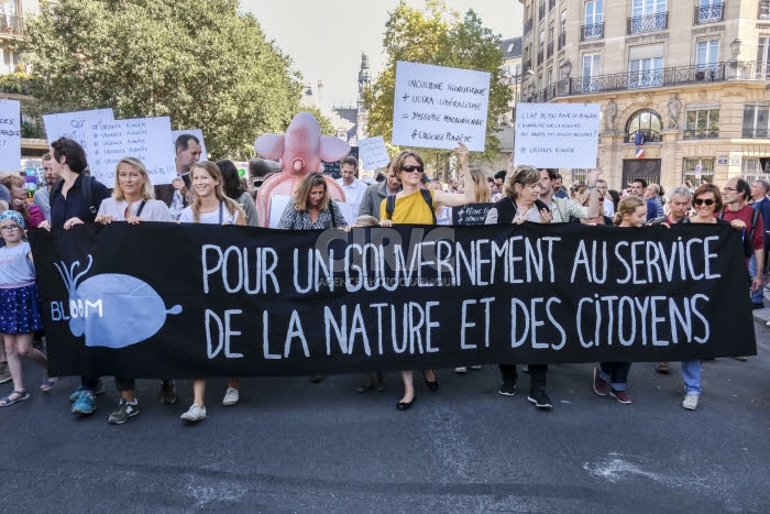 Marche pour le climat à Paris.