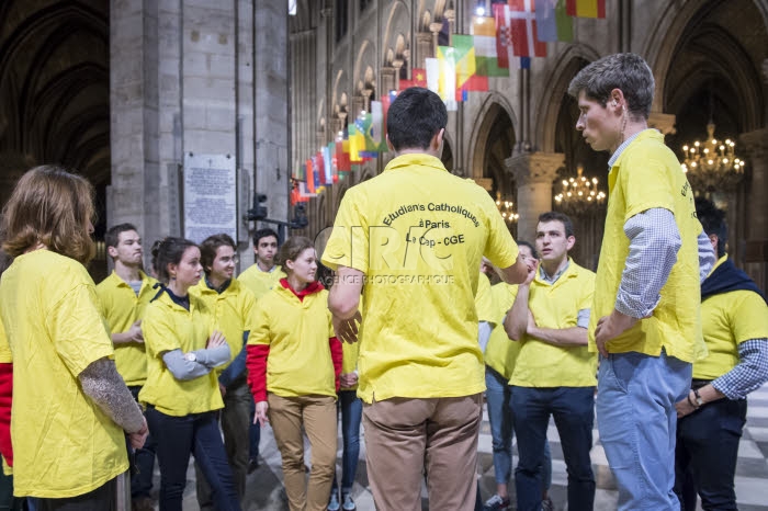 2018, messe de rentrée des étudiants d'Ile-de-France.