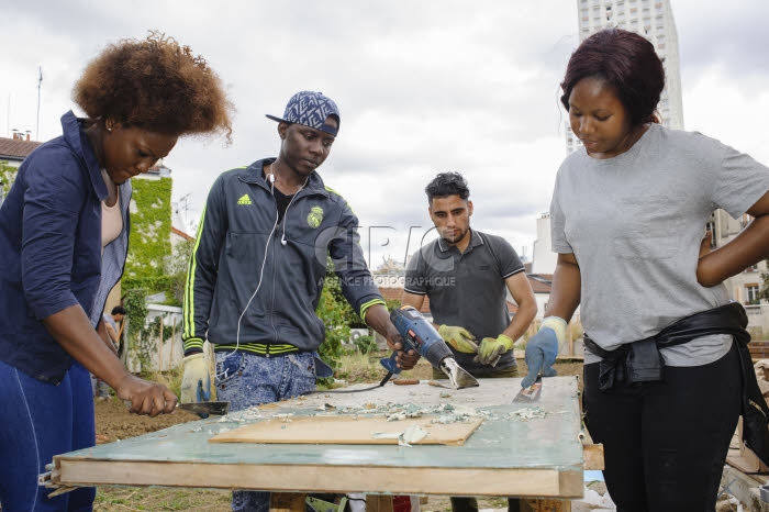 Jeunes migrants, dispositif d'insertion sociale et professionnelle en Ile-de-France.