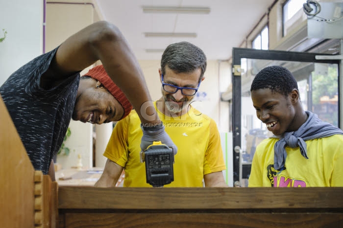 Jeunes migrants, dispositif d'insertion sociale et professionnelle en Ile-de-France.