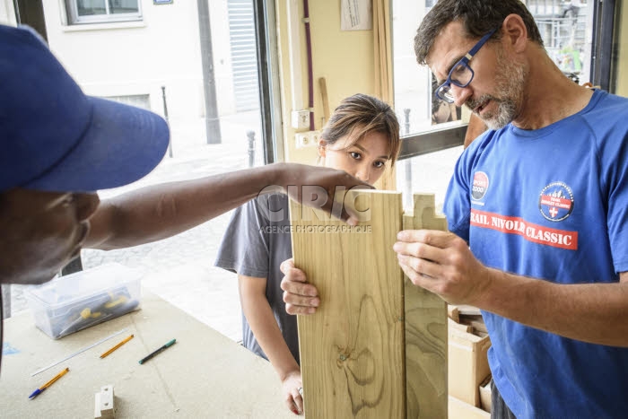 Jeunes migrants, dispositif d'insertion sociale et professionnelle en Ile-de-France.