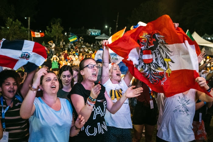 JMJ 2019 au Panama. Festival de la jeunesse au Parc de la réconciliation.