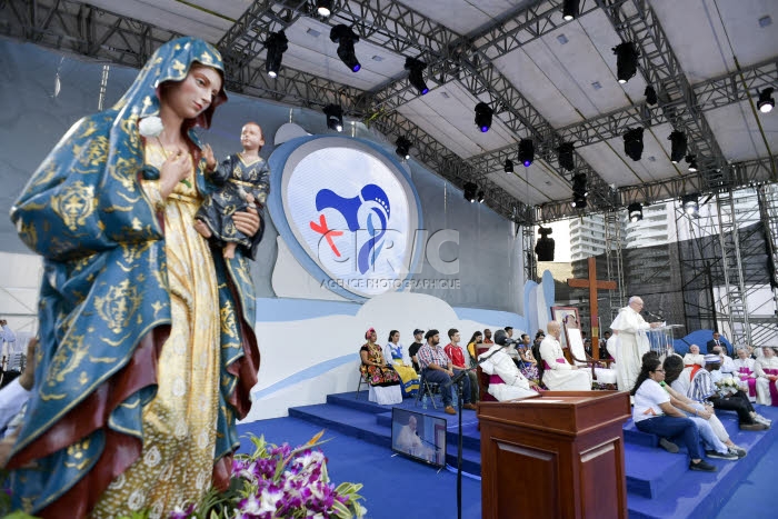 JMJ 2019 au Panama. Cérémonie d'accueil et d'ouverture.
