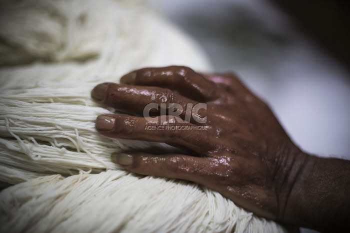 Teinturerie de Hadj Slamah. Le Caire, Egypte.