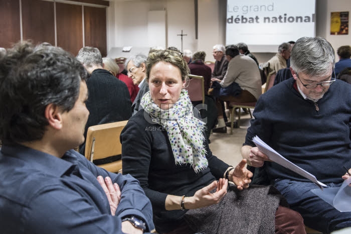 Le Grand débat national à Rueil-Malmaison.