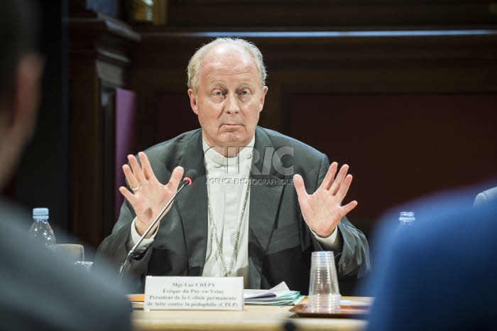 Mgr Luc CREPY, évêque du Puy-en-Velay, pdt de la CPLP.