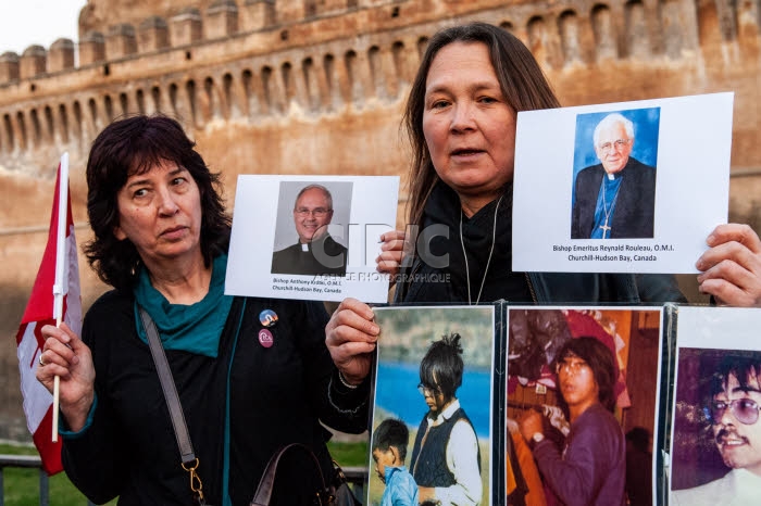 Veillée de prière à Rome des victimes d'abus sexuels au sein de l'Eglise.
