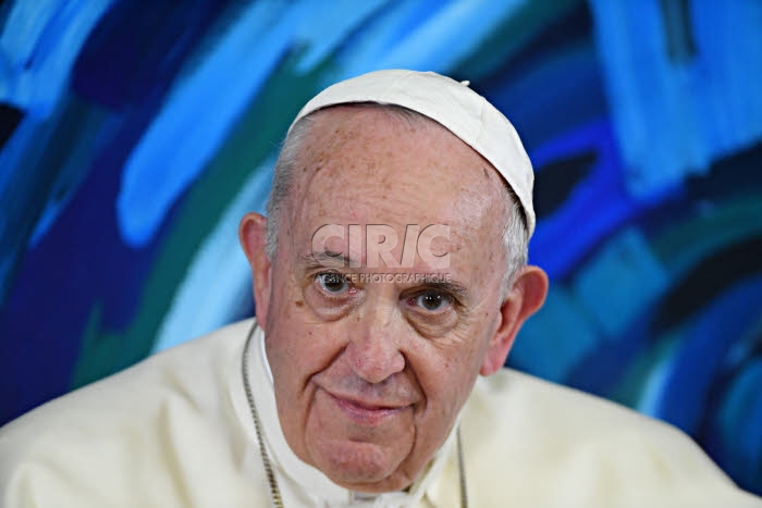 Portrait du pape François.