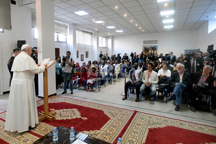 Visite du pape François au Maroc.