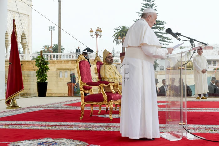 Visite du pape François au Maroc.