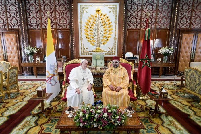 Visite du pape François au Maroc.