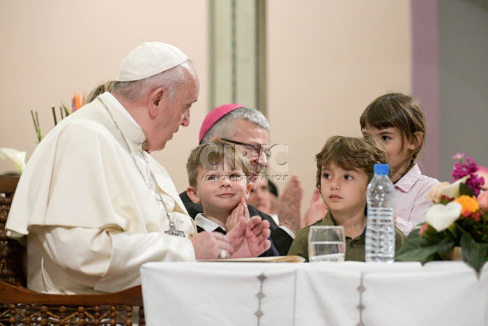 Visite du pape François au Maroc.