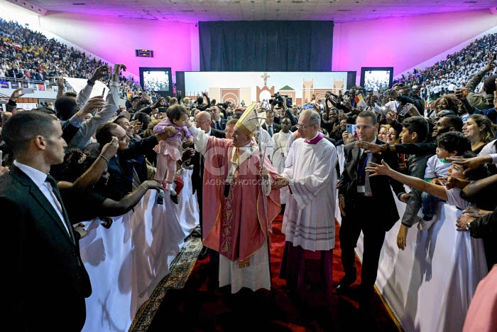 Visite du pape François au Maroc.