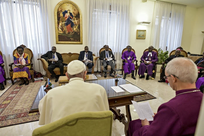 Retraite spirituelle avec des représentants du Sud Soudan.