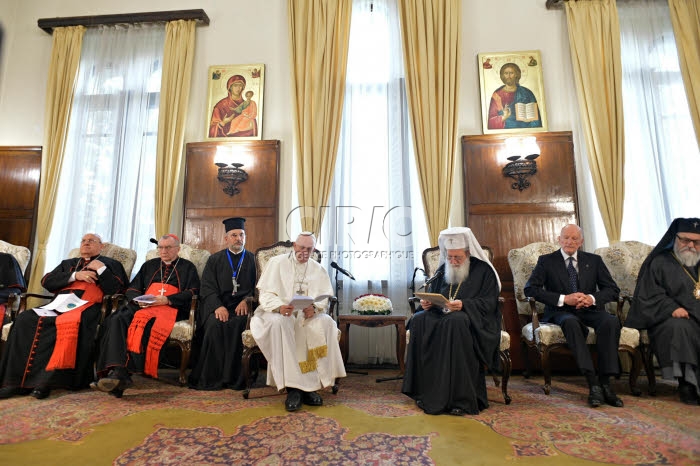 Voyage apostolique du pape François en Bulgarie.