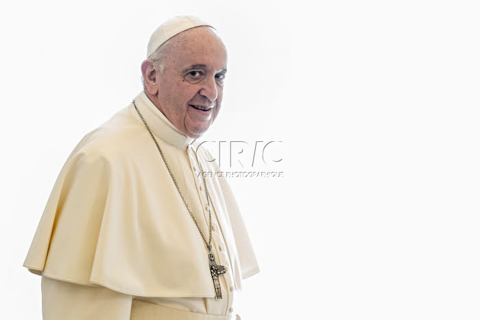 Portrait du pape François.